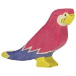 Animal en bois Perroquet