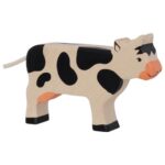 Animal en bois Vache noire