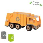 Camion poubelle en bois