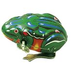 Grenouille sauteuse en métal