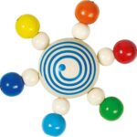 Hochet toupie de perles