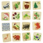 Jeu de mémo Les animaux de la forêt