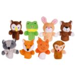 Marionettes à doigt animaux de la forêt