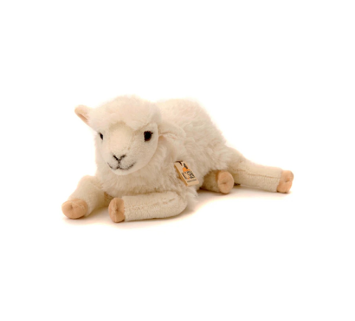 peluche-agneau-blanc-30cm-1 Peluche Agneau Blanc 30cm – Image 1
