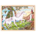 Puzzle en bois 48 pièces Licorne
