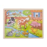 Puzzle en bois 48 pièces Vie à la Ferme