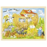 Puzzle en bois 96 pièces l'Arche de Noé