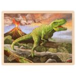 Puzzle en bois 96 pièces T-rex