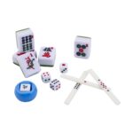Coffret de Mah-jong en simili cuir – Image 4
