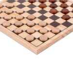Jeu de dame en bois – Image 2