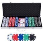 Mallette de poker 500 jetons 11.5g