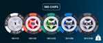 Mallette de poker 500 jetons crown – Image 2