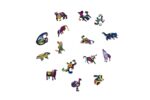 Puzzle bois chat 108pces – Image 2