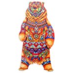 Puzzle bois ours 162 pièces