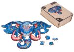 Puzzle Bois Tête Eléphant 124 pièces – Image 4