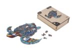 Puzzle bois tortue 128 pièces – Image 2
