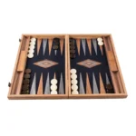 Backgammon Marqueté Noyer et Chêne Noir